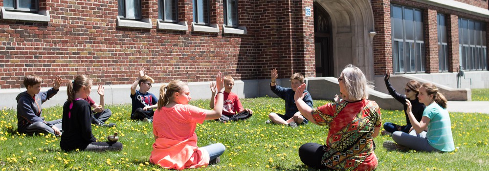 Students Outside