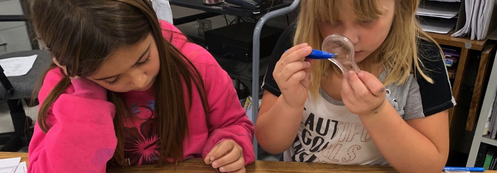 Students at table